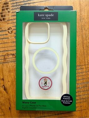 Kate Spade case-mate Cream Wavy MagSafe iPhone Case